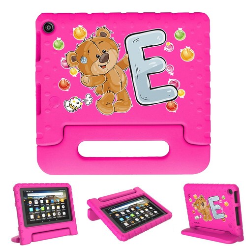 Pink EVA Handle Kid Stand Tablet Cover Case For Amazon Fire 7 HD 8/8 Plus/2024 - Picture 16 of 37