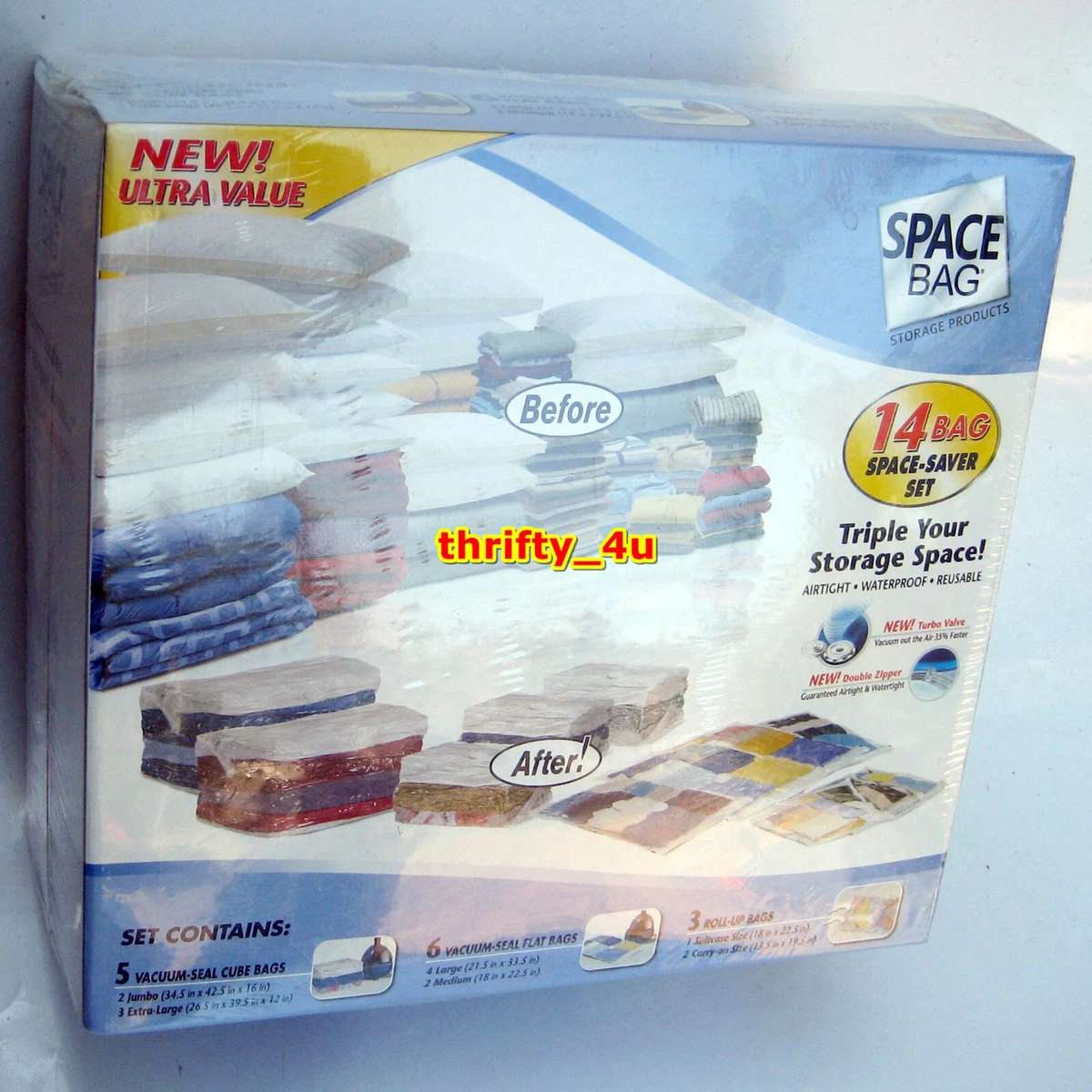 Ziploc Space Bag Variety Set 14 Pieces