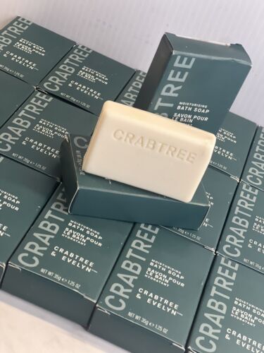20 x saponette da bagno idratanti Crabtree & Evelyn 1,25 oz formato da viaggio (20 barrette) - Foto 2 di 8