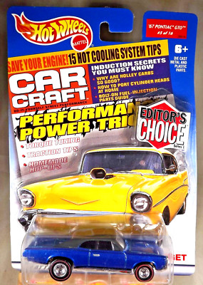 2000 Hot Wheels Car Craft Editor's Edition 5/16 '67 PONTIAC GTO Blue w/RealRider