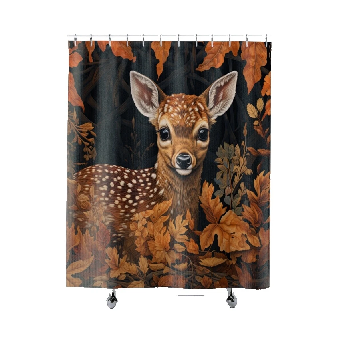 Nature Print Shower Curtains
