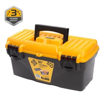 Werkzeugbox FORTE TOOLS C.S-16, 41 CM X 19.5 20.9 CM, Schwarz/Gelb