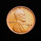 1913-S Lincoln Wheat Cent  BU Tough Date