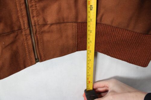 Canvas Active Kapuzenjacke Herren groß braun Arbeitskleidung Taschen Utility USA - Bild 10 von 12