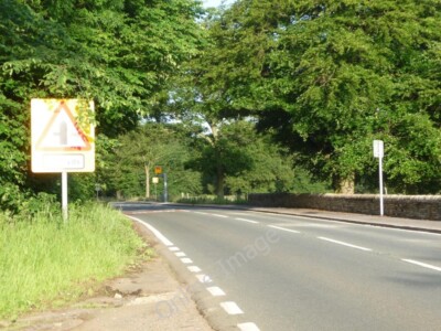 Photo 6x4 Early morning on the Wakefield Road Flockton Not much traffic a c2010