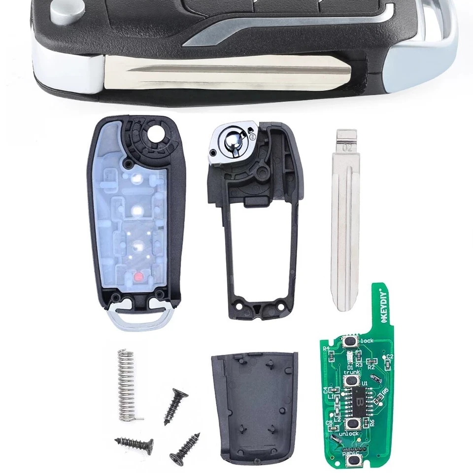 For 2014 2015 2016 Toyota Camry Upgraded Flip H Chip Remote Key Fob HYQ12BDM - Imagem 3 de 3