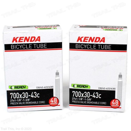 Tube Rvc Component Kenda 700 30 43C 48mm Presta Inner Tubes RVC Road Bike Two (2) Pack | eBay
