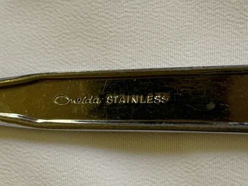 Juego de 2 cucharas para servir Mid Century Oneida patrón San Francisco - Imagen 6 de 6