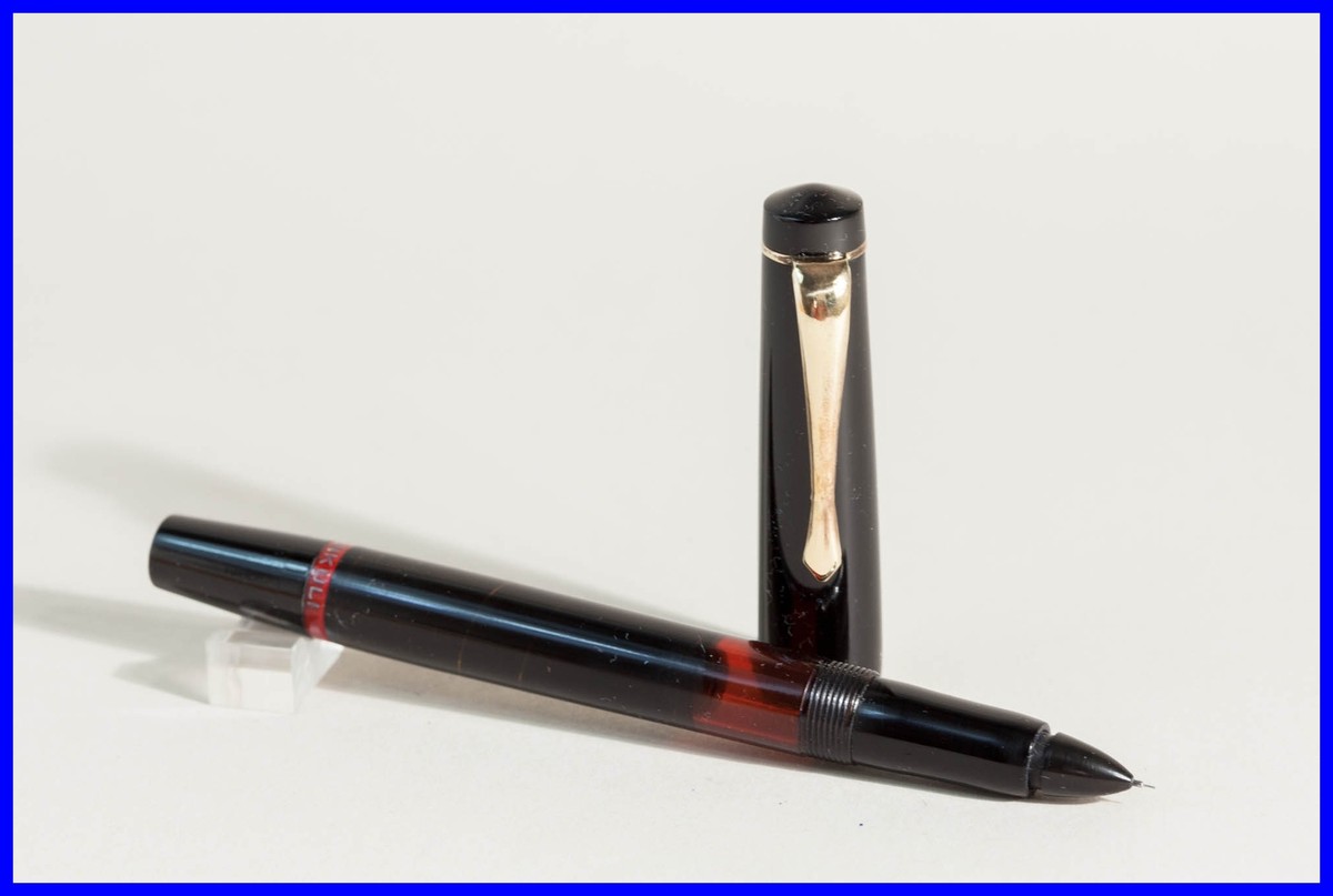 1940s Black Ebonit & Celluloid Rotring TINTENKULI Ink Pen 1940s Black Ebonit & Celluloid Rotring TINTENKULI Ink Pen