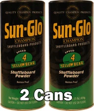 Sun-Glo #4 Shuffleboard Wax - 2 Cans