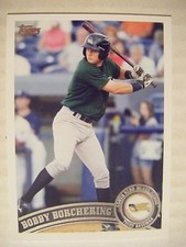 BOBBY BORCHERING RC 2011 Topps Pro Debut baseball card SOUTH BEND SILVER HAWKS 8