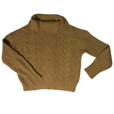 PRIMARK Women s Tan Turtle Neck Sweater - Size 6