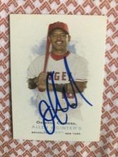 California Angels ORLANDO CABRERA autographed 2006 Allen & Ginter