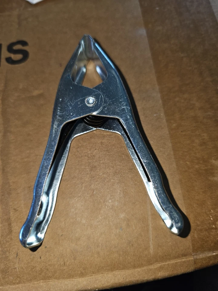 Spring Clamp: Steel Jaw Tip, Steel, 1 in Max Jaw Opening, 4 in Overall Lg - Image 3 of 3