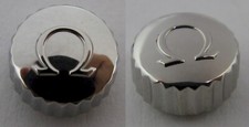 Omega crown in stainless steel 069ST42158 diameter 6.4 mm Tap 10