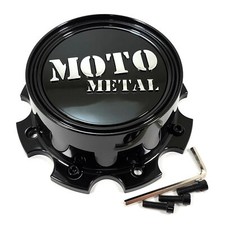 Tapa central Moto Metal G-Negro 6-11/16" OD para MO803 Banshee MO800 Deep Six MO801