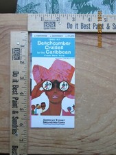 SS Constitution ss Independen ss Atlantic Beachcomber cruises 1966 1967 brochure