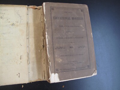 School Periodical 11 Issues The Ohio Educational Monthly Columbus OH 1864-65