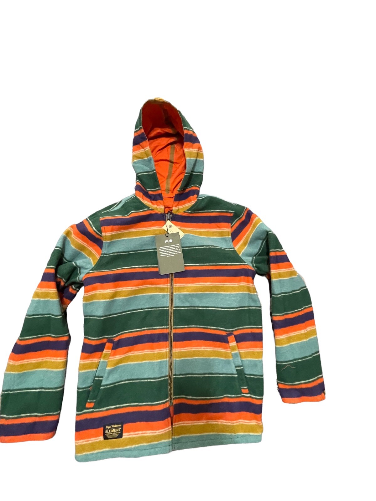 Auth BLANKET ALDER FLEECE JACKET Orange 