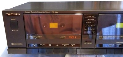 RARE - TECHNICS RS-T24-KM STEREO DOUBLE CASSETTE DECK - DOLBY NR