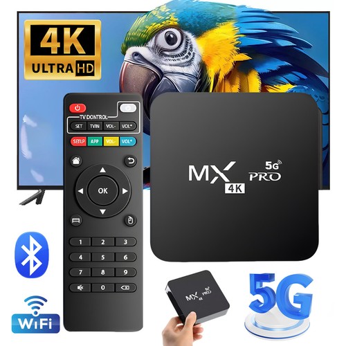 Caja Con Android Para Pantalla Televisor TV Box Instalar Juegos Y Aplicaiones TV - Picture 2 of 19