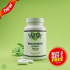 Resveratrol Extract 3000mg, Anti Aging, Joint Pain, Free shipping