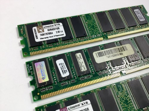 3GB 3x1GB PC-3200 KINGSTON KVR400/1GR DDR-400 ProMOS Desktop Ram Kit DDR1 PC3200 - Picture 3 of 6