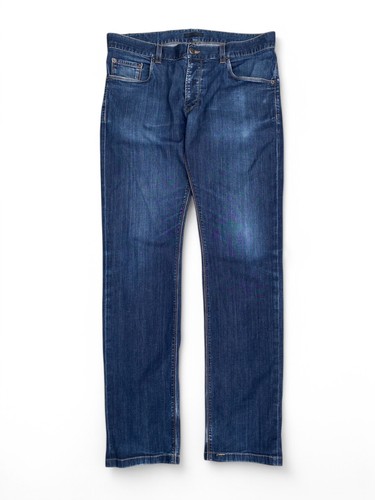 Prada Milato Tapered Fit Skinny Jeans Stretch Navy Men's 33