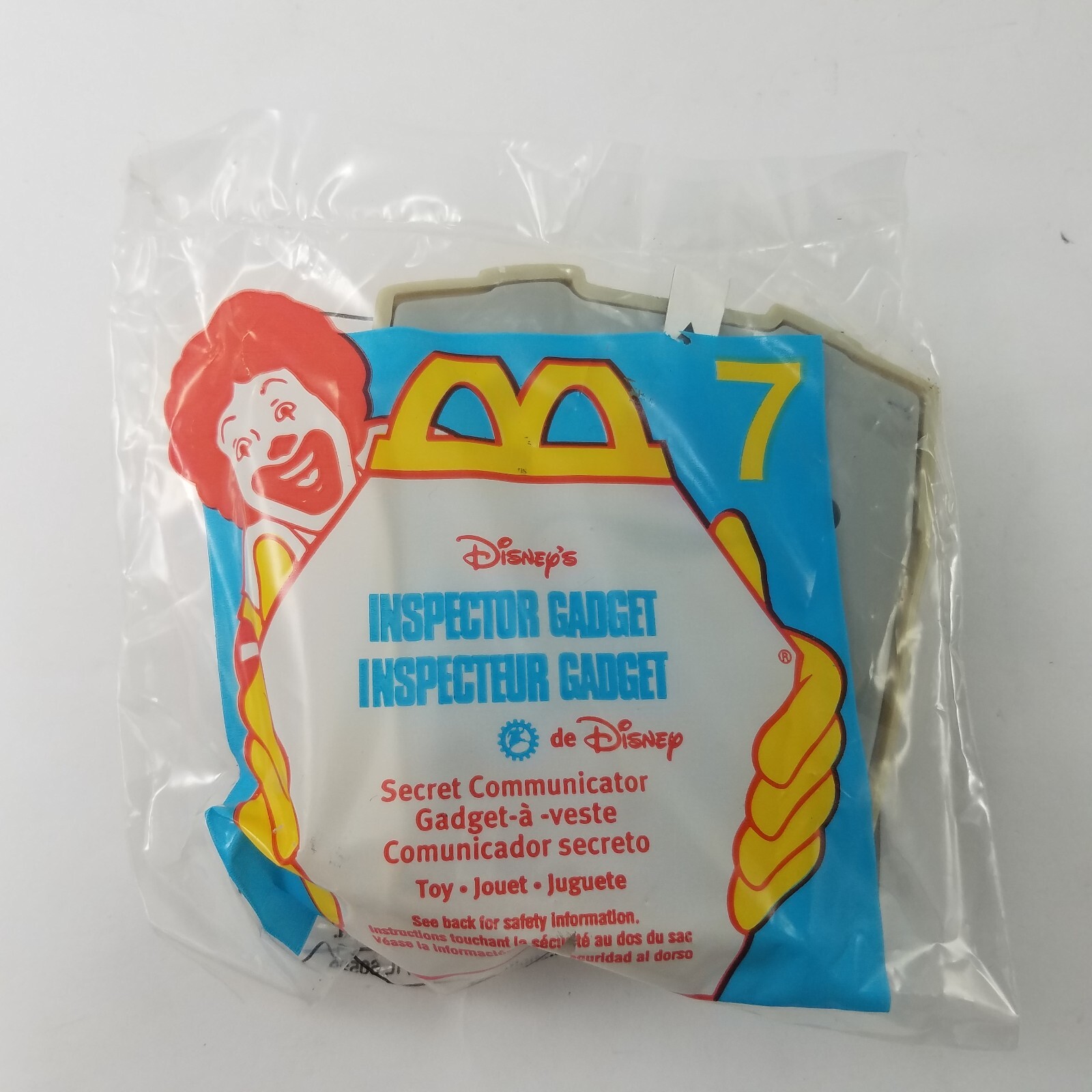 1999 McDonald's Happy Meal Toy Inspector Gadget Secret Communicator #7 ~ NEW
