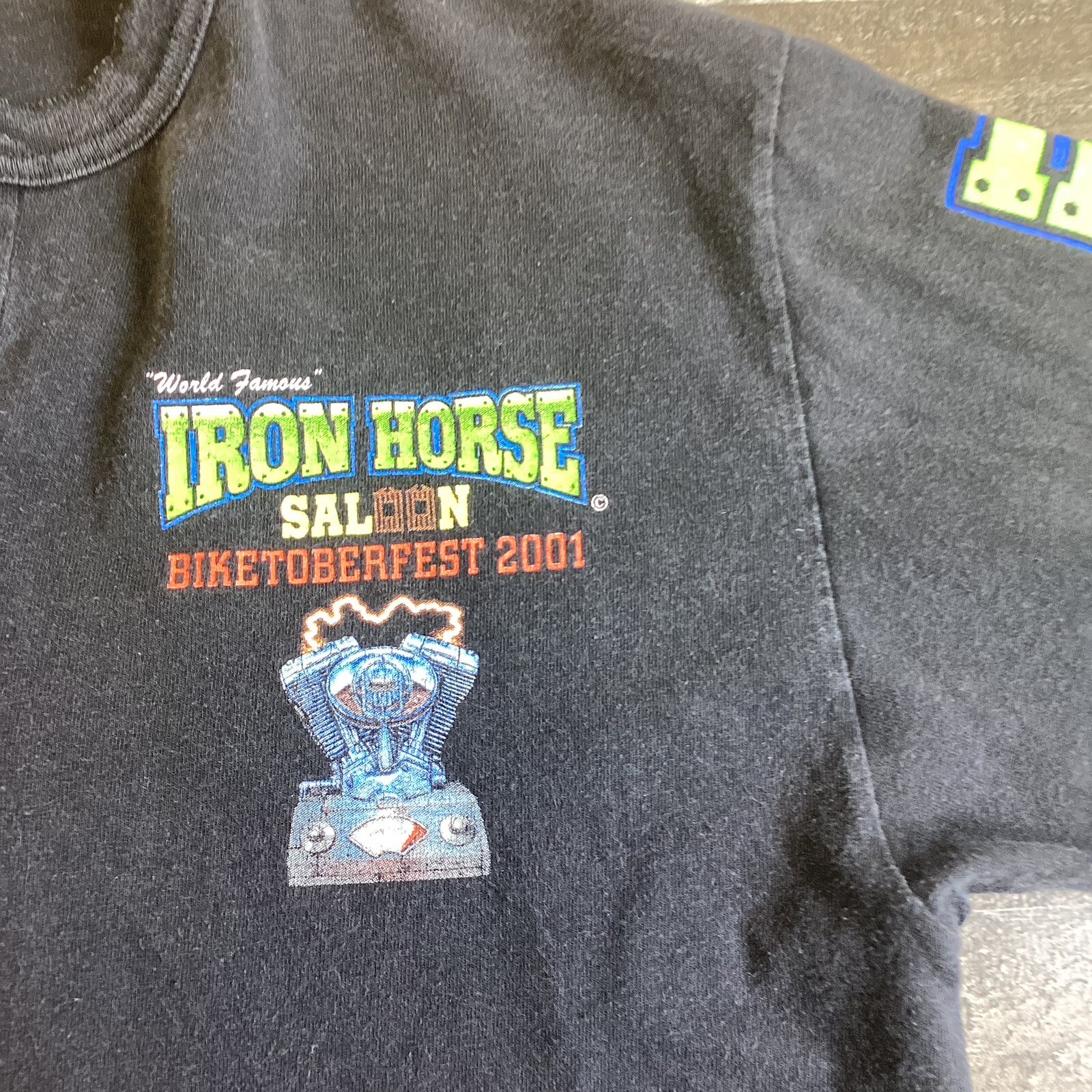 Vintage Iron Horse Saloon Men’s Bike Week 2002 Shirt … Gem