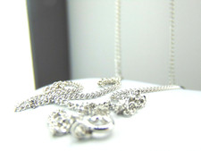 9ct White Gold Curb Chain  16,18,20 inch   9cn07/0082