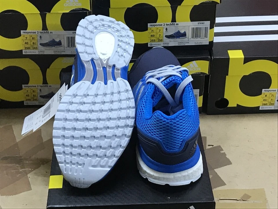 Adidas Response 2 Techfit Laufschuhe Joggen Herren Boost Sneaker blau NEU S79362 - Bild 4 von 4