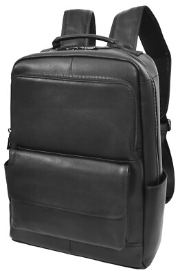 Herren Echtleder Rucksack Laptoptasche Freizeit Organizer Arbeit Reiserucksack