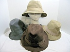 Women's Cloche Fedora Bowler Hat Cap Cotton With Band Choose Color