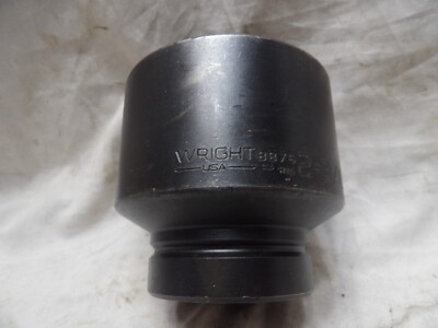 Wright 1'' Drive 2-3/8'' Impact Socket 8876 - Made in the USA