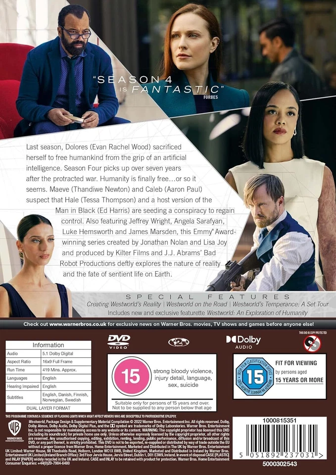 Westworld Season 4 [DVD] [2022] - Image 3 of 3