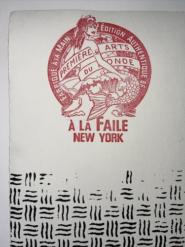 Faile de la Faile Street Art Print Embossed Graffiti Signed LE Of 250 - Picture 10 of 10