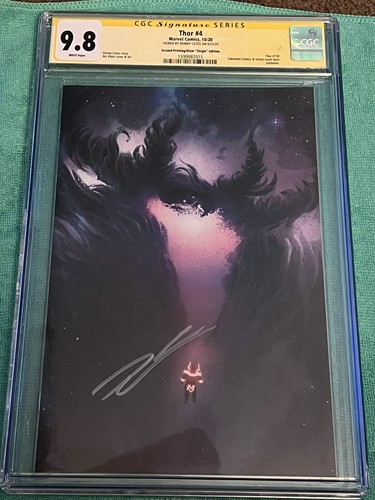 Thor, Vol. 6 #4 - 1st Black Winter Cover Signed by Donny Cates - CGC 9.8 SS