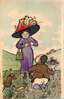 CPA AK Illustration HUNDE (728171)