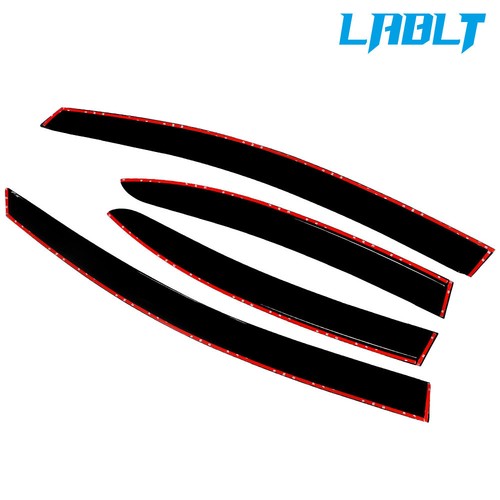 LABLT Window Visor Sun Rain Guard Vent Shade Deflector For 2006-2011 Honda Civic - Foto 3 di 8