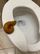 Foam Fake Poop Gag Gift Toy Prank Joke Poo Turd White Elephant Xmas Stocking