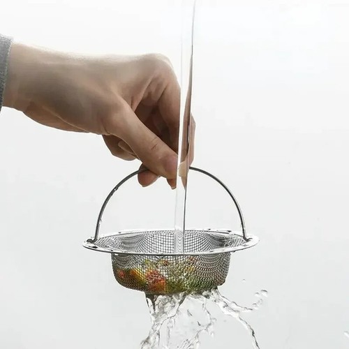 1Pc Stainless Steel Kitchen Sink Filter, Garbage Food Residue/Hair Catcher - Picture 5 of 7