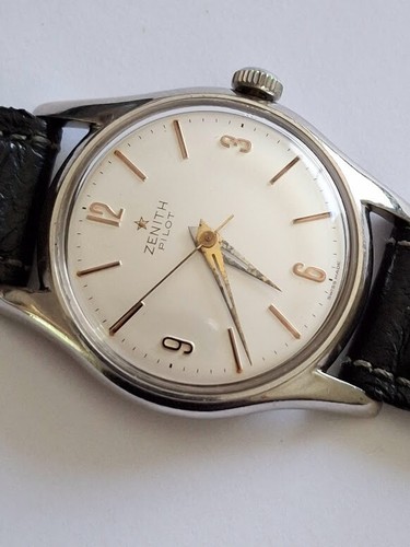 Zenith Pilot vintage 1960s watch - Picture 2 of 8