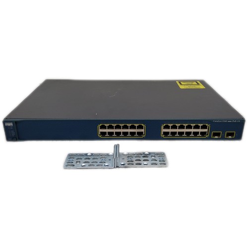 Cisco WS-C3560-24PS-E- 24 Port Ethernet Network Switch - Foto 1 di 8