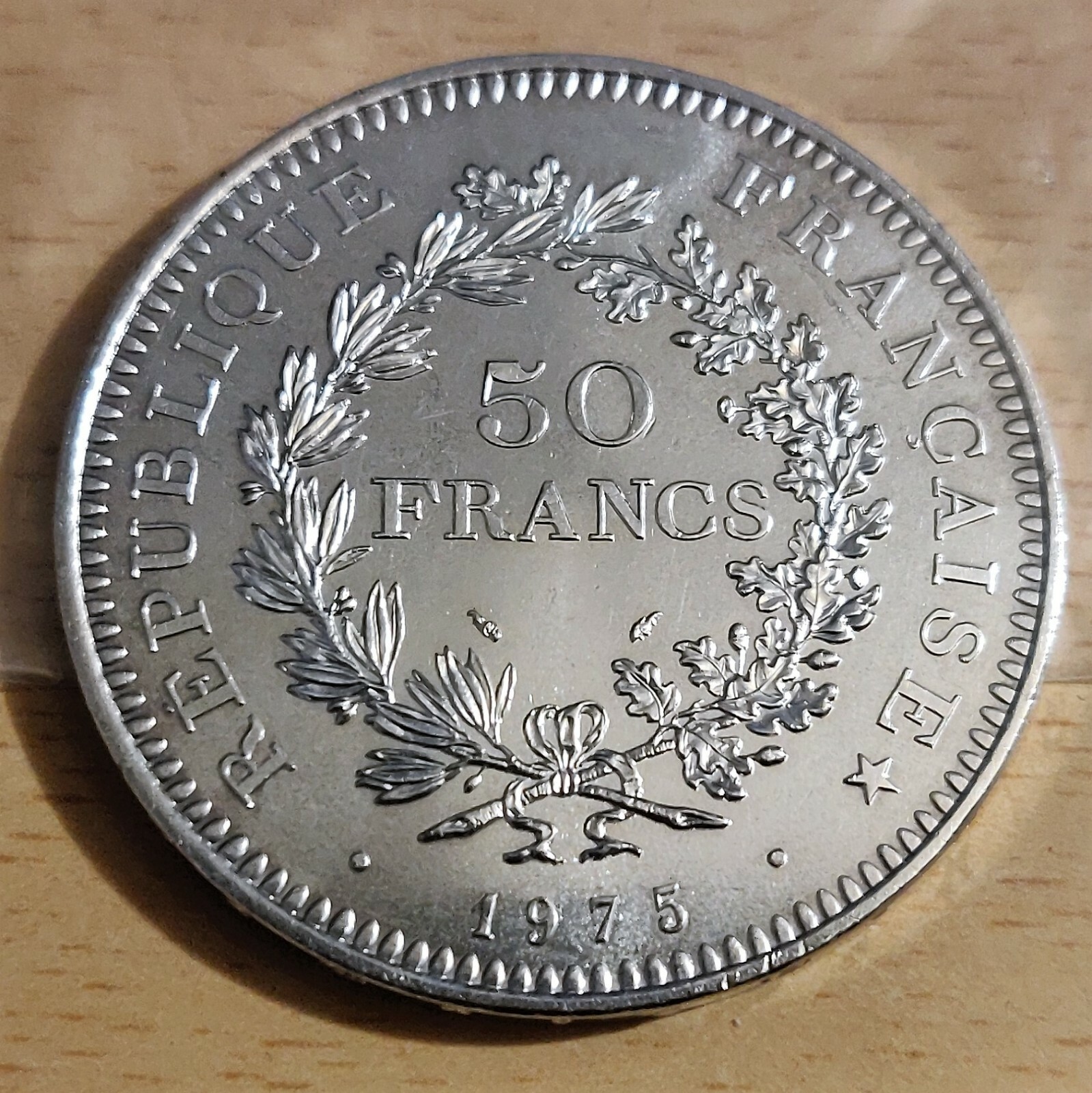 Combien Vaut Une Pièce De 50 Francs 50 FRANCS Hercule, Dupré 1975 1976 | eBay