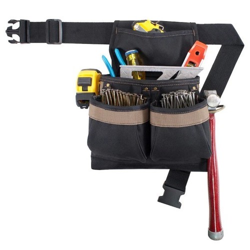 Kuny's CANADA 5-Pocket Framers Nail & Tool Bag with Poly Web Belt - Picture 4 of 8