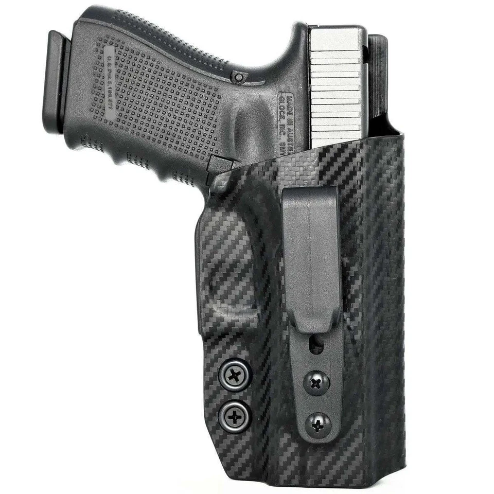 Tuckable IWB Holster fits: Glock 19 19X 23 32 45 (Optic Ready) - Rounded Gear - Image 4 of 4