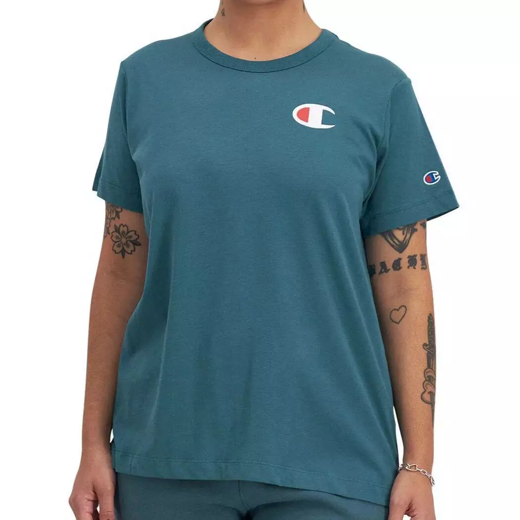 Champion Women s C Logo Boxy Tee T Shirt Tshirt Miss America