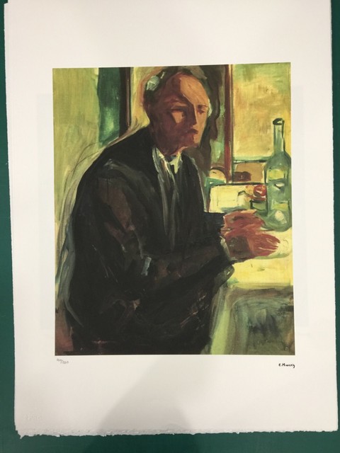 Edvard Munch - Litografia 50x70 cm con certificato edizione TREC Edvard Munch - Litografia 50x70 cm con certificato edizione TREC