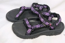 Teva Womens Hurricane Sport XLT Hiking Trail Sandals Sz 6 4176 Purple Black Gorp